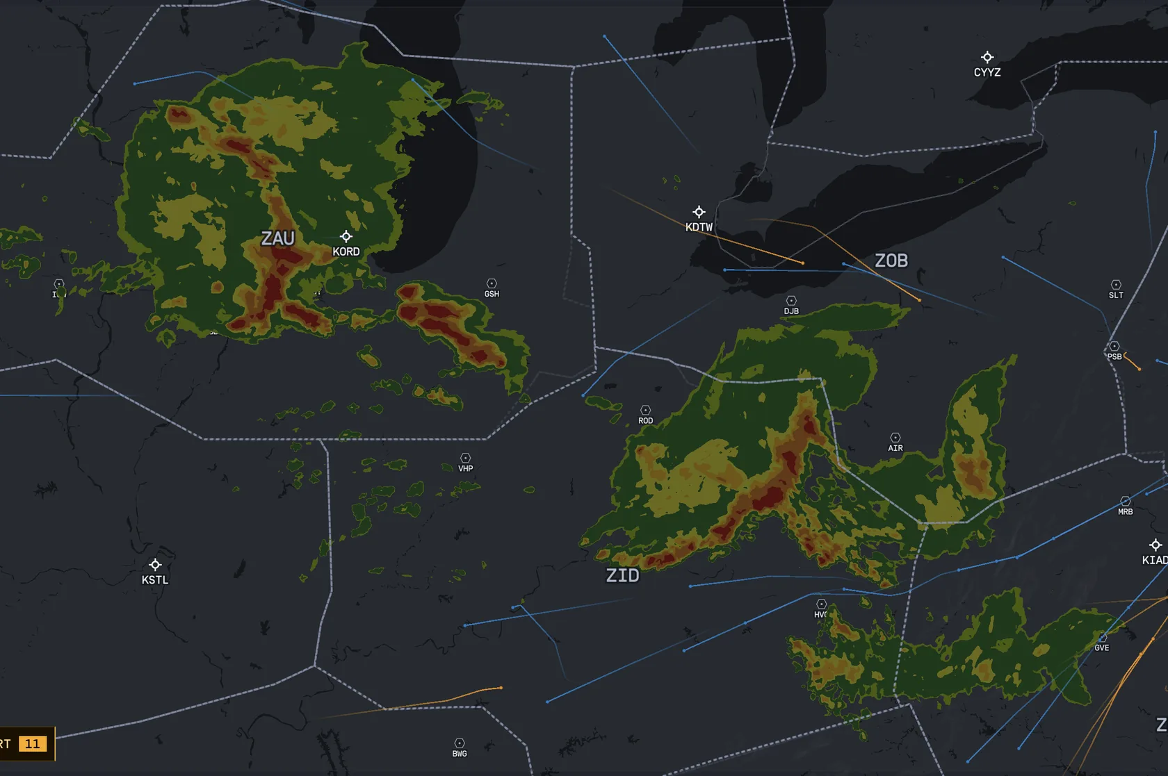 Predictive Air Traffic Management